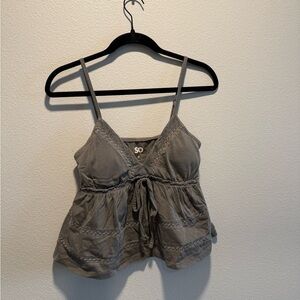 Women's Gray Camisole Top